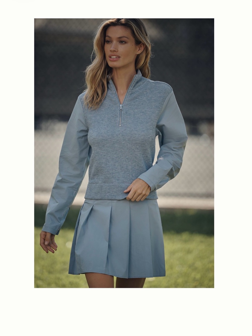 NWT Anthropologie Sundays Hunter Long Sleeve Pleated Skirt Mini Dress Sz Small